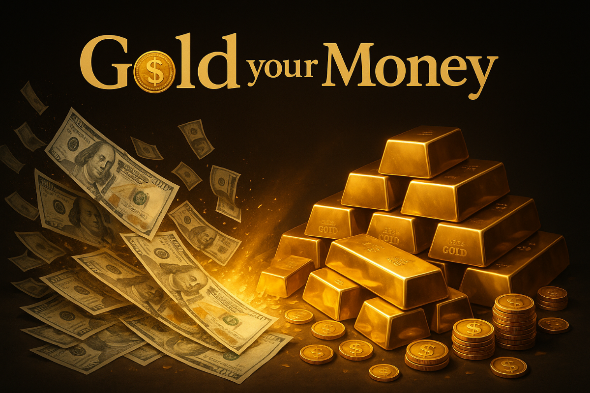 keep everything exactly the same but change the gold coin in the O for gold to a gold coin with a $ in the middle of the gold coin 