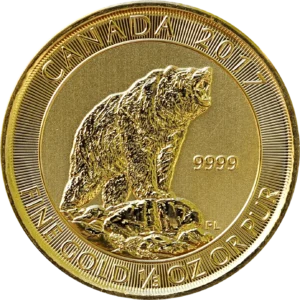 Gold Grizzly Bear