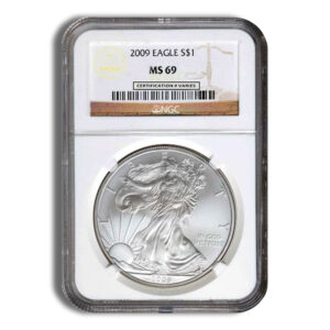 2009 Silver Eagle NGC MS69