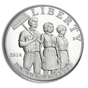2014-P $1 Civil Rights Act Silver Commem - Proof