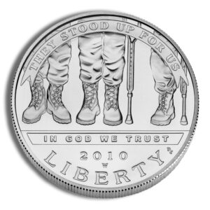 2010-W $1 Disabled Veterans Silver Commem - BU