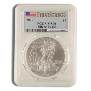 2017 Silver Eagle PCGS MS70 First Strike