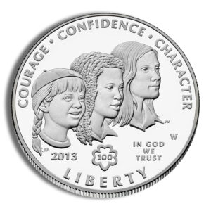 2013-W $1 Girl Scouts Silver Commem - Proof