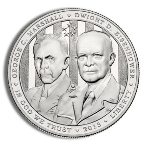 2013-W $1 Five Star Generals Silver Commem - BU