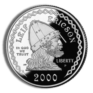 2000-P $1 Leif Ericson Silver Commem - Proof