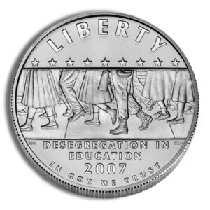 2007-P $1 Little Rock, Deseg Silver Commem - BU