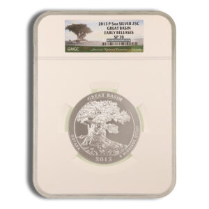 2013-P 5 oz ATB Great Basin Silver Coin NGC SP70