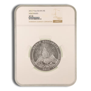2012-P 5 oz ATB Hawaii Volcanoes Silver Coin NGC SP70