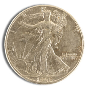 $1 FV 90% Silver Walking Liberty Half Dollars - XF/AU