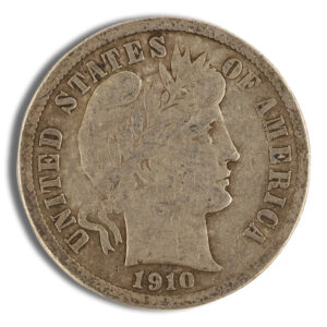 $1 FV 90% Silver Barber Dimes - VF