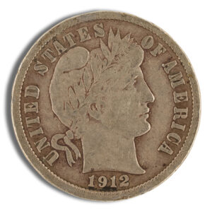 $1 FV 90% Silver Barber Dimes - XF