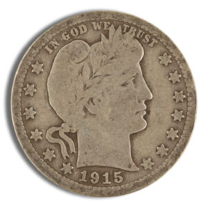 $1 FV 90% Silver Barber Quarters - G-F