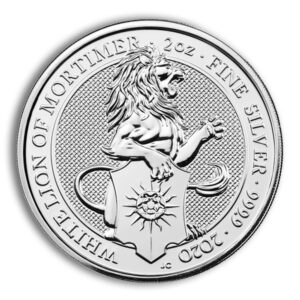 2020 2 oz Silver Great Britain Queen's Beasts - White Horse
