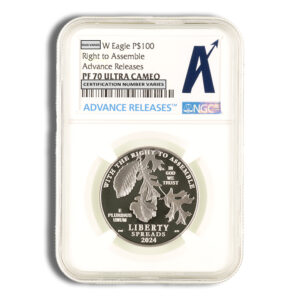 2024-W 1 oz Proof Platinum Eagle $100 NGC PF70 Advance Release