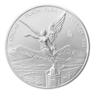 2024 5 oz Silver Mexican Libertad - BU