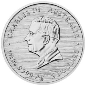 2024 1.5 oz Australian Hourglass Dolphin Silver Coin