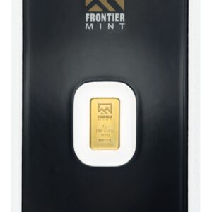 1 gram Gold Bar - Frontier (Carded)
