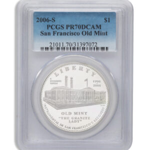 2006-S $1 Old S.F. Mint Silver Commem - PCGS PF70