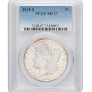 Pre-1921 Morgan Dollar - PCGS MS67