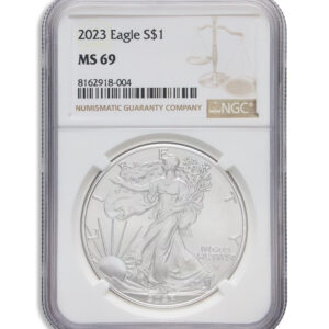 2023 Silver Eagle NGC MS69