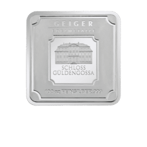 100 oz Silver Bar - Geiger (Sealed)