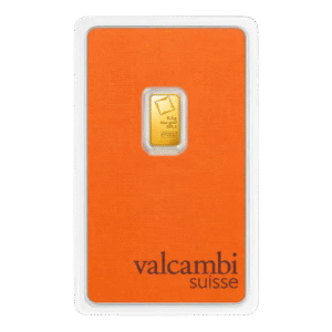1/2 gram Gold Bar - Valcambi (Carded)