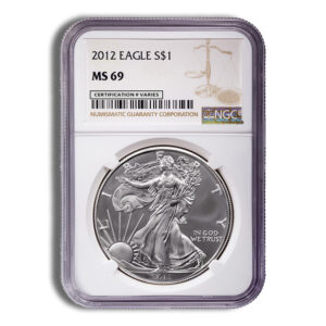 2012 Silver Eagle NGC MS69