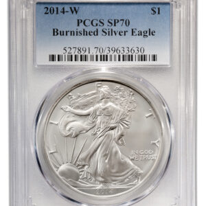 2014-W Burnished Silver Eagle PCGS SP70