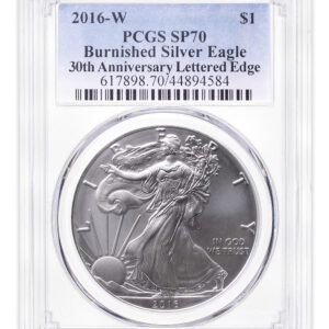 2016-W Burnished Silver Eagle PCGS SP70