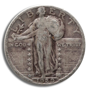 $1 FV 90% Silver Standing Liberty Quarters - Full Date