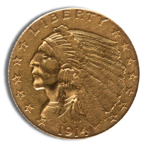 $2.5 Gold Indian Quarter Eagle - XF