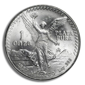 1987 1 oz Silver Mexican Libertad - BU