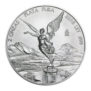 2 oz Silver Mexican Libertad - BU