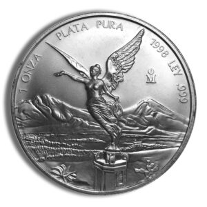 1998 1 oz Silver Mexican Libertad - BU
