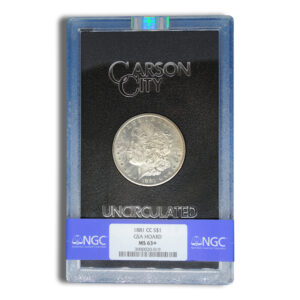 1881-CC GSA Morgan Dollar - NGC MS63+