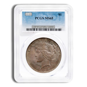 Peace Dollar - PCGS MS65
