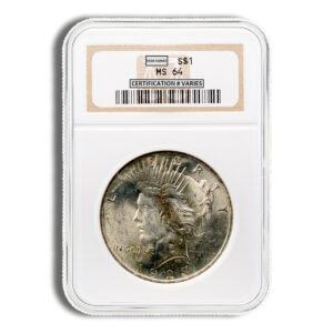 Peace Dollar - NGC MS64 (Toned)