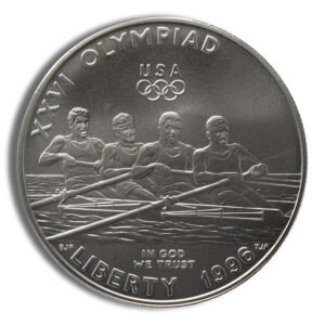1996-D $1 Rowing Silver Commem - BU