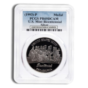 1993-P Bicentennial Silver Medal PCGS PR69