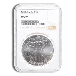 2019 Silver Eagle NGC MS70
