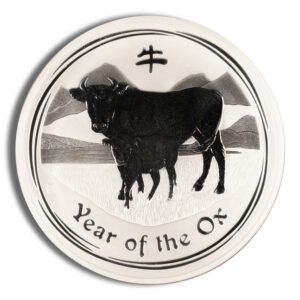 2009 Kilo Australia Silver Lunar Ox BU - Series I