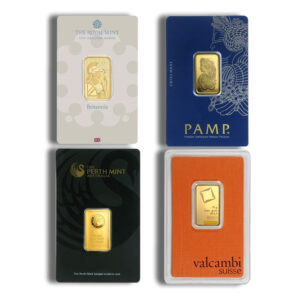 10 gram Silver Bar - Brand Varies (Carded)