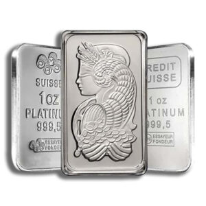 500 gram Platinum Bar - Brand Varies