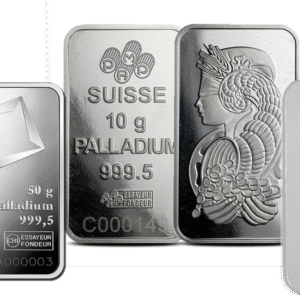 50 gram Palladium Bar - Brand Varies