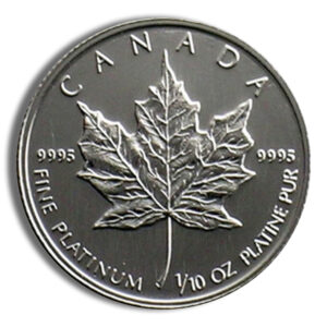 Platinum Maple Leaf - 1/10 oz (Year Varies)