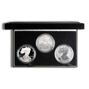 2006 20th Anniversary Silver Eagle Three Coin Set w/ Box & COA