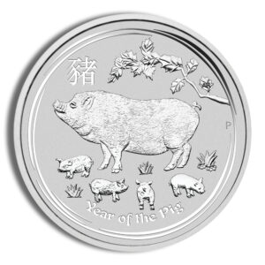 2019 Kilo Australia Silver Lunar Pig BU - Series II