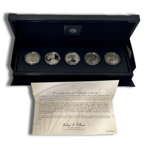 2011 American Silver Eagle 5 Coin Anniversary Set w/ Box & COA