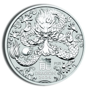 2024 Kilo Australia Silver Lunar Dragon BU - Series III