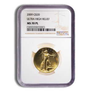 2009 Ultra High Relief Double Eagle Gold Coin NGC MS70 PL